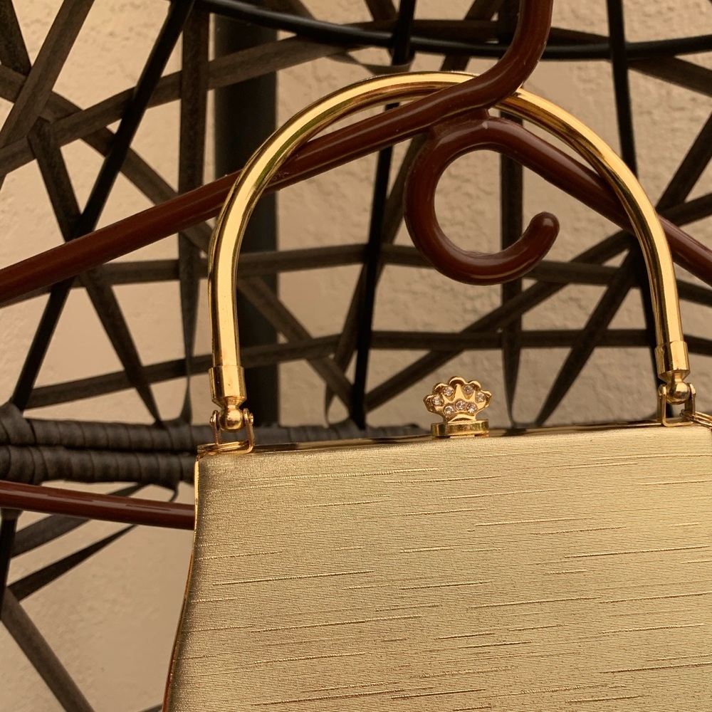 Square Gold Vintage purse